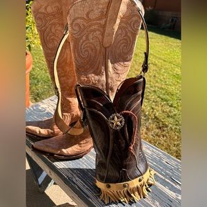 Lucchese Upcycled Cowboy Boot Bag